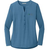 20-LK5432, X-Small, Dusty Blue, Left Chest, Elite Therapy Solutions.